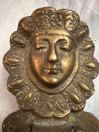 Llamador Virgen del Rocío latón