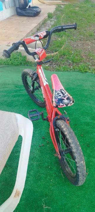 Bicicleta Infantil 16 Roja