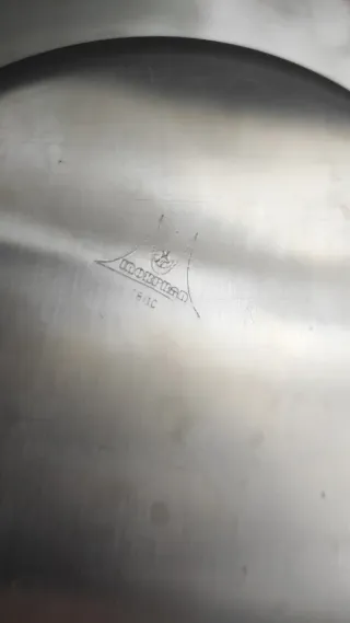 Set 6 Piatti Acciaio Inox Dessert 18/10