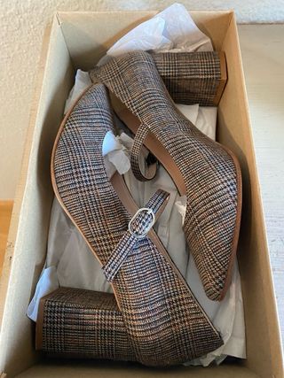 Zapatos de tacón Patsy cuadros