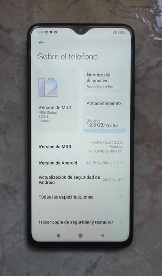 Xiaomi Redmi Note 8 Pro 128GB Negro
