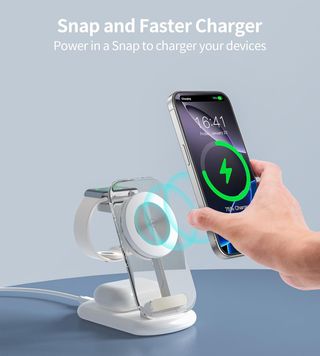 Estación de Carga inalámbrica 3 en 1 para mag-Safe