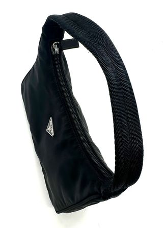 Borsa Prada in nylon nero