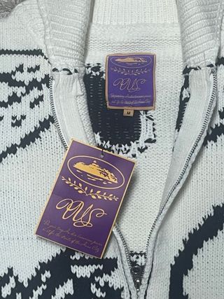 Corteiz Cárdigan con cremallera y logo