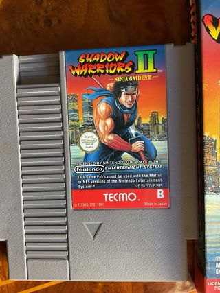 Shadow Warriors 2 (Ninja Gaiden II) NES Caja