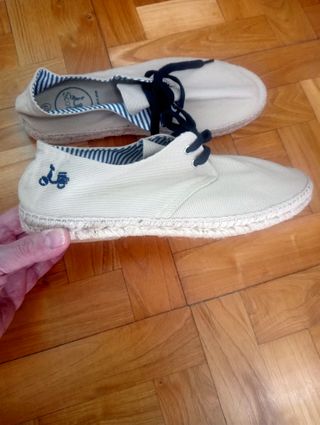 Alpargatas Scotta Beige Talla 42 nuevas