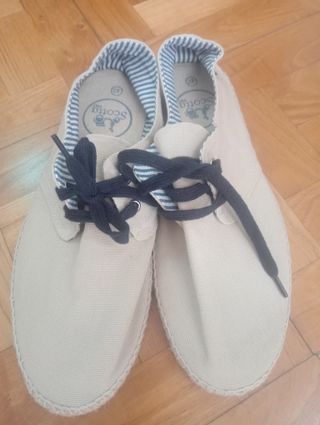 Alpargatas Scotta Beige Talla 42 nuevas