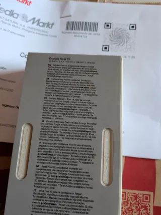 Google Pixel 10 128GB Obsidiana