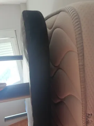 Mesilla de noche azul vintage