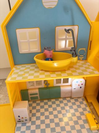 Lote casa y autocaravana Peppa Pig