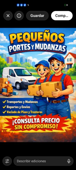 Pequeños portes y mudanzas