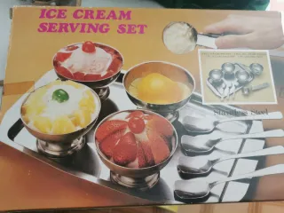 Set gelato acciaio inox