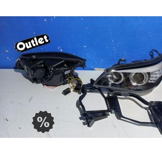 KJ FAROS XENON BMW SERIE 5 E60 05-07 OJOS ANGEL CCFL FONDO N