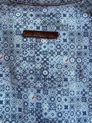 Polo A Fish Named Fred Hombre Azul/Blanco