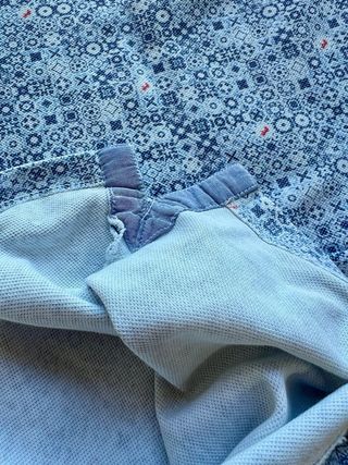 Polo A Fish Named Fred Hombre Azul/Blanco