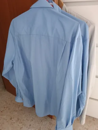 Lote 3 Camisas de trabajo celestes JuanJi Talla L