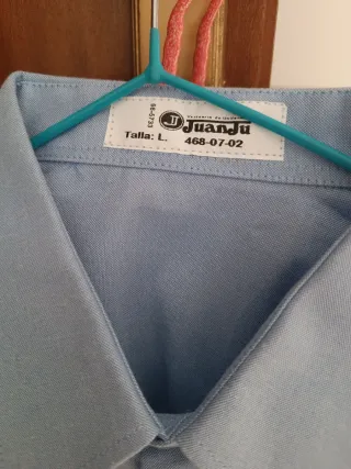 Lote 3 Camisas de trabajo celestes JuanJi Talla L