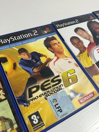 Lote juegos PS2 GTA San Andreas + PES 6 + FIFA