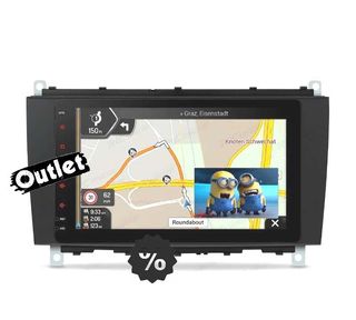 KJ RADIO GPS ANDROID 12 MERCEDES W639 03-06 W203 00-04 W168