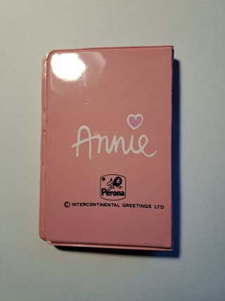 Libreta Notas Vintage Querido Dios. Annie. Perona