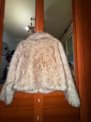 Chaqueta pelo MULAYA talla única beige