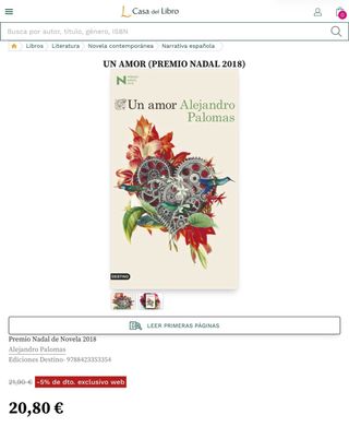 Un amor de Alejandro Palomas