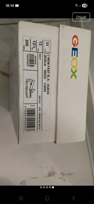 Mocassini bimbo n.31 blu