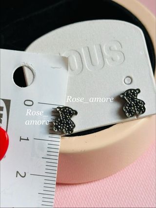 Pendientes Tous Oro 18k Diamantes Negros