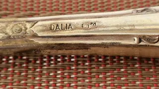 Cubiertos de plata 925. Dalia