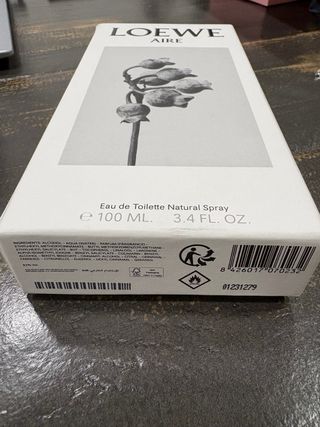 Perfume Loewe Aire NUEVO sin usar en su caja 100ml