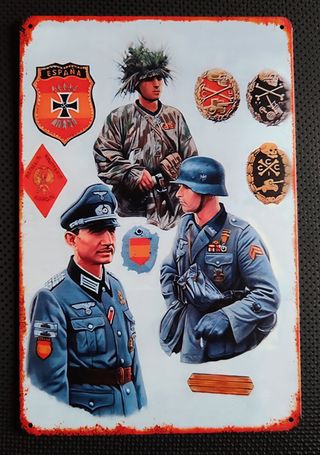 Cartel División Azul España Militar