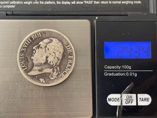 5 Francos( francs ) Luis XVIII 1822