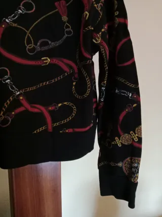 Felpa donna con stampa catene