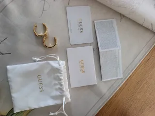 Orecchini Guess donna semicerchio oro