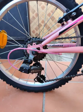 Bicicleta niña rosa sin usar