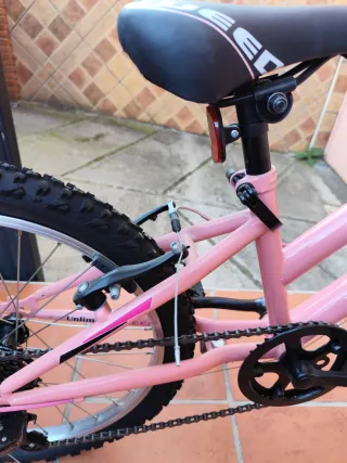 Bicicleta niña rosa sin usar