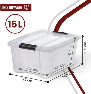Iris Ohyama 3 Cajas de almacenamiento con tapas, 1
