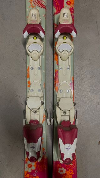 Esquís junior 116 cm con fijaciones Team