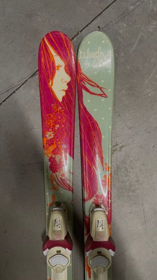 Esquís junior 116 cm con fijaciones Team