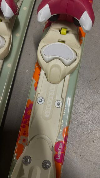 Esquís junior 116 cm con fijaciones Team