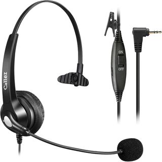Auriculares Teléfono Fijo Inalámbrico Mono, Micróf