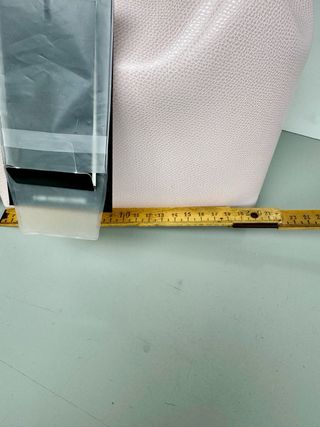 Borsa secchiello Emporio Armani rosa e oro