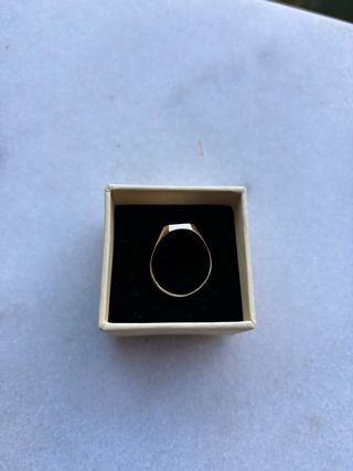 Sello de oro rectangular Talla 20