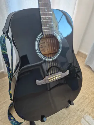 Guitarra Acústica Fender FA-125 Negra
