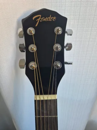 Guitarra Acústica Fender FA-125 Negra