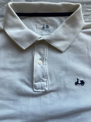 Polo Scotta Blanco Talla XL