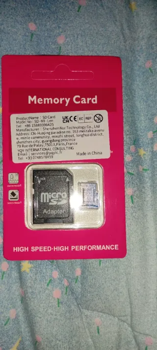 Scheda MicroSD 128GB Lenovo con Adattatore