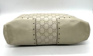 Bolso Gucci GG Canvas Beige y Dorado