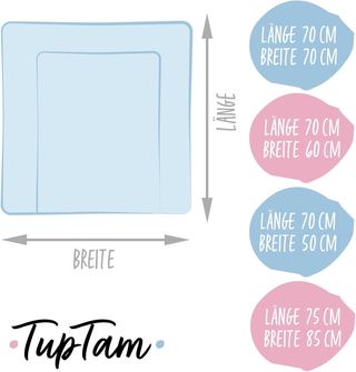 TupTam Colchón para Cambiador para Bebés Niños y N