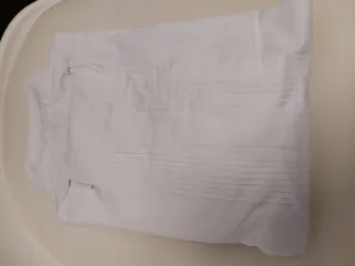 Camisa vestir blanca talla M pajarita y gemelos